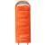 Springos® Cs0120 Turista hálózsák, orange sleeping bag with gray lining, front view