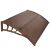 Springos entrance canopy 80x120cm - Brown 132092678