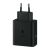 Samsung 50W Super Fast Charging Duo Adapter Front View, Black
