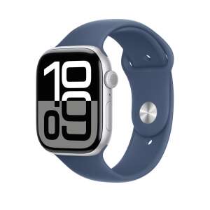 Силиконова каишка за Apple Watch - син деним - M/L
