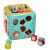 Ikonka 6-in-1 Interactive Learning Cube with shape sorter