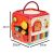 Ikonka 6-in-1 Interactive Learning Cube with dimensions