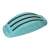 Turquoise balance board with black stripes, for kids to play and improve their balance