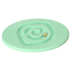 Ikonka blaues Balance Board mit Kugel-Labyrinth, schräge Ansicht - Nonbrand Entwicklungsspiele für Kinder im Kindergartenalter