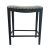 Timeless Tools grey upholstered bar stool front view
