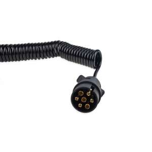 Amio Electric Cable for Trailer, 7-pin, 12V Socket, 6m