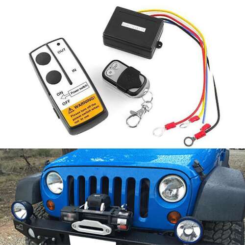 Wireless winch control module with two remote controls, AVX-T290519-8
