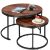 Springos Hf0034 nesting coffee tables with coffee and cake setting