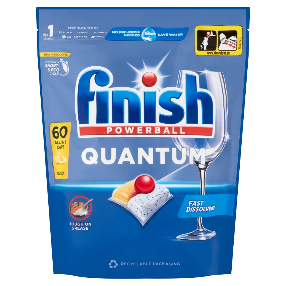 E-shop Finish Quantum All in 1 Citrón Kapsule do Umývačky Riadu 60 ks +...