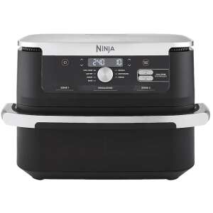 Ninja Foodi 10,4L dupla fiókos forrólevegős sütő, AF500EU, elülső nézet - Ninja