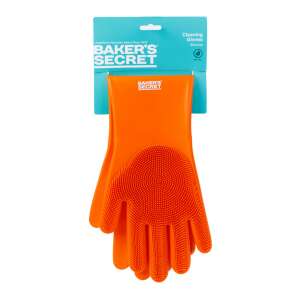 Silikónové čistiace rukavice Baker's Secret, oranžové, 30 cm - Čistiace zariadenia
