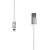 Our Pure Planet OPP008 Lightning kábel, ezüst, 1,2 m, USB-ről Lightning-ra