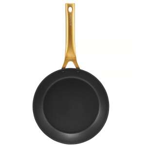 Ambition Royal 28cm Induction Frying Pan, Black with Gold Handle - Ambition