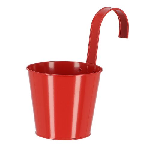 Balkonláda Virágcserép - Akasztós - 16 cm - Piros 123878648