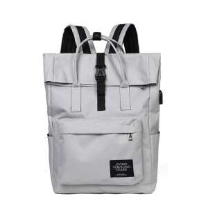 Grauer Living Traveling Share Laptop-Rucksack mit USB-Ladeanschluss - Laptop-Rucksäcke