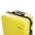 Ella Icon Assign yellow suitcase, top view, showing the handle
