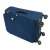 Ella Icon Stark navy blue textile suitcase with wheels, 69x42x27 cm, angled view