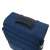 Top view of Ella Icon Stark navy blue textile suitcase with wheels, 69x42x27 cm