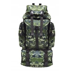 Vojenský batoh na turistiku, 6 priehradok, 70 litrov, 65x18x35cm, zelený 126851918 - Sersimo