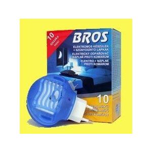 BROS Elektromos Szúnyogriasztó 10 Utántöltő Lapkával - Bros