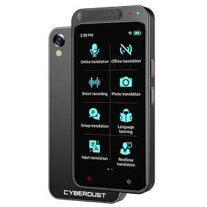 Преводач CYBERDUST AI, преносимо устройство с тъчскрийн, онлайн и офлайн превод, превод на снимки, интелигентно записване, групов превод, изучаване на езици, превод на въвеждане, превод в реално време - Цифров преводач