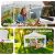Olivia 3x3 m Gazebo with 2 Side Walls 135209862