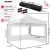 Olivia 3x3 m Gazebo with 2 Side Walls 135209862