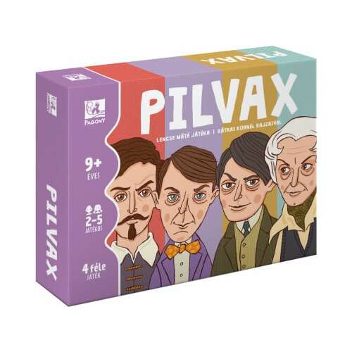 Pilvax társasjáték doboz, szórakoztató és oktató játék 9 éves kortól - Pagony