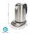 Nedis SmartLife 1.7L Wi-Fi intelligens vízforraló, méretek, rozsdamentes acél, szürke