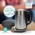 Nedis SmartLife 1.7L Wi-Fi intelligens vízforraló, kompatibilis Amazon Alexa és Google Home-mal, rozsdamentes acél, szürke