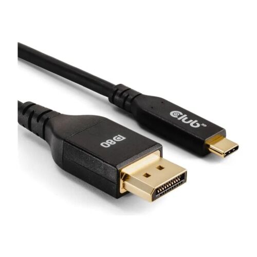 CLUB3D USB TIP-C LA DISPLAYPORT DP80 CABLU CERTIFICABIL VESA BIDIRECTIONAL 1M/3.28 FT - Cablu - Cablu Digital/Daten USB 140121583
