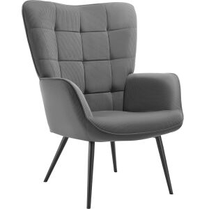 Hygge Upholstered Ergonomic Chair, 150 kg Load Capacity 130252191 - Living Room Furniture