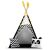 Children's Teepee Tent with Garland and Lights, Nukido White and Black Panda 106572611