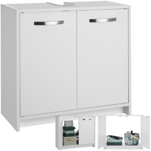 TecTake Katalina white under sink cabinet collage with storage examples - Bathroom cabinet