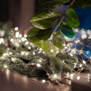 Home ML26WH Micro-LED-Lichterkette für die Innendekoration - Weihnachten