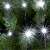 Home ML26WH micro LED fairy lights, cool white, 20 LEDs, 1.9m long, battery powered, on a Christmas tree