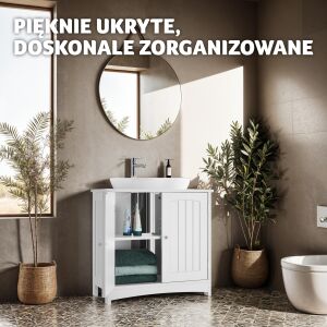 Jasper Under-Sink Cabinet, 2 Shelves, 35 kg Load Capacity 118564260 - Bathroom cabinet