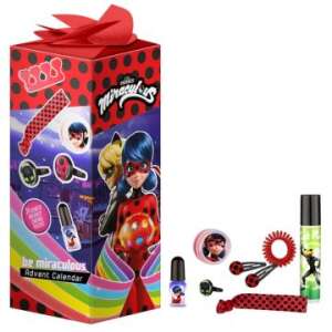 Adventný kalendár Miraculous Ladybug s 24 kozmetickými prekvapeniami pre deti - Adventné kalendáre