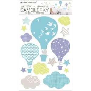 PLUS LINE Hőlégballon mintájú falmatrica - 42 x 25 cm (15108) (15108)