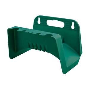 Verto 15G798 wall mounted hose holder, green, for garden hose storage - Irrigation