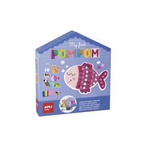 APLI Kids My First Pompom kreatív készlet csomagolása, kézműves foglalkozás gyerekeknek - APLI