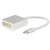 Adapter USB Equip USB-C - DVI Biały  (133453) 106693264