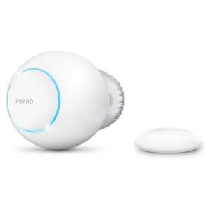 Fibaro FGT-START Smart Heizkörperthermostat, weiß, mit Temperatursensor - Handtuchheizkörper