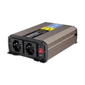 1000W 12V car power inverter with 2 AC outlets and USB port - Car inverter