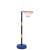 vidaXL állítható kosárlabda állvány labdával és pumpával, 90/121 cm, oldalnézet