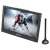 Sencor SPV7012T 10.1 inch portable TV with built-in DVB-T2 tuner and included antenna, perfect for watching TV on the go