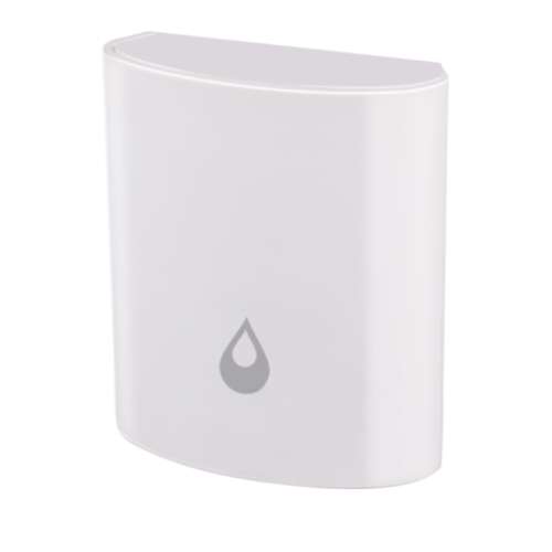 Alpina Smart Zigbee Wasserleck-Sensor, weiß, mit Wassertropfen-Symbol, IP66-Bewertung, 90 m Reichweite, kompatibel mit Alpina Smart Zigbee Gateway