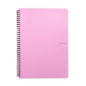 Oxybag Pastelini rózsaszín A5-ös 60 lapos vonalas spirálfüzet - Oxybag