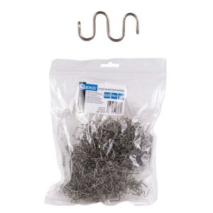 Kapcsok készlet műanyag ragasztópisztolyhoz, 500 elem, Geko G81282