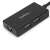 Dőlt nézet a StarTech.com USB 3.1 Gigabit Ethernet adapterről 2 USB hubbal, USB31000S2H